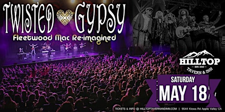 Saturday, May 18 Twisted Gypsy Fleetwood Mac Re-imagine