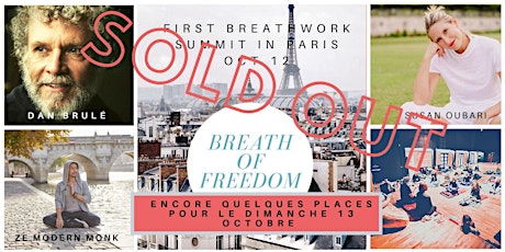 Image principale de 1st Paris Breathwork Summit by EthosFlow feat. Dan Brulé & Breathe in Paris by Susan Oubari
