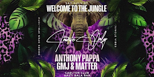 Imagem principal do evento Invite Only presents Welcome to the Jungle