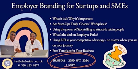 Employer Branding 101 - Start Ups & SMEs