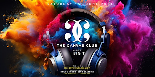 The Canvas Club w/ Big T primary image