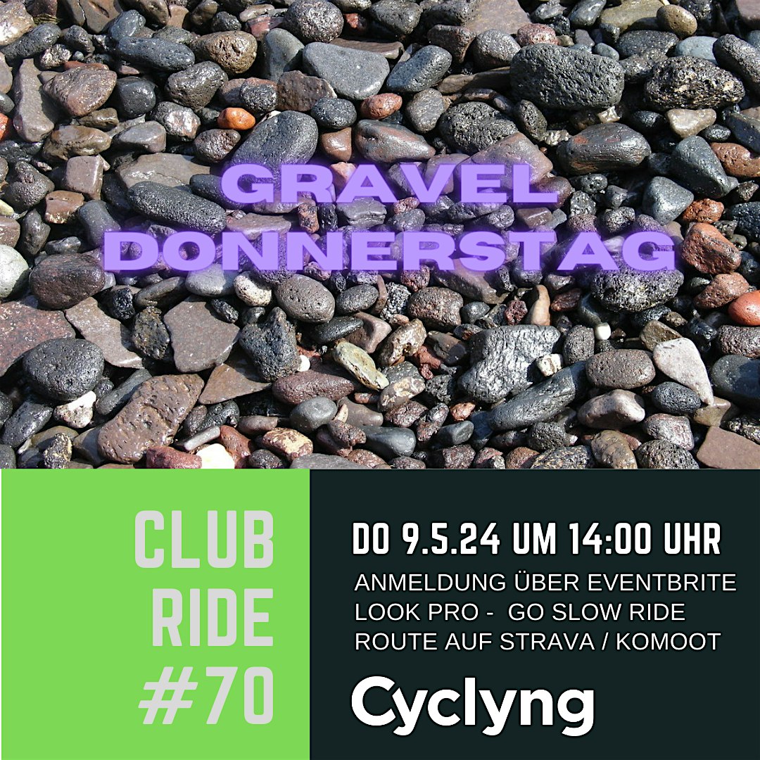 Cyclyng Club Ride #70: Gravel Thursday
