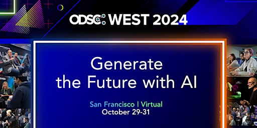 Image principale de ODSC West 2024 | Virtual Conference Registration