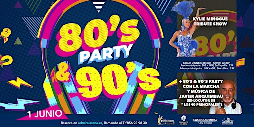 Immagine principale di 80s & 90s Party & Tribute Show 