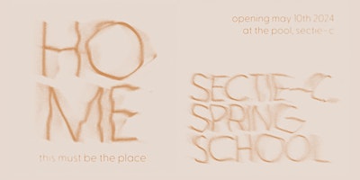 Primaire afbeelding van Home: This must be the place – Sectie-C Spring School