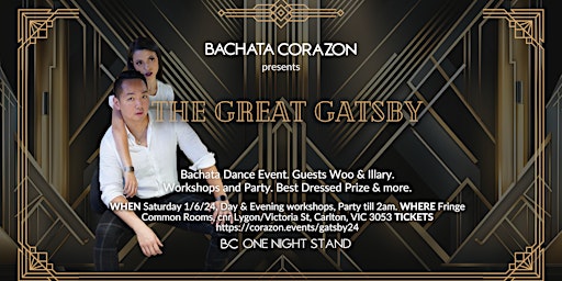 Imagem principal de Bachata Corazon Great Gatsby Night