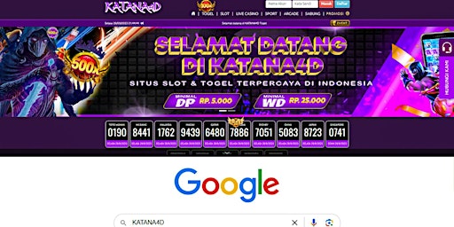 Imagem principal do evento Katana4d Slot Raffi Ahmad 77 88 Resmi Terpercaya Deposit Bri Tanpa Potongan