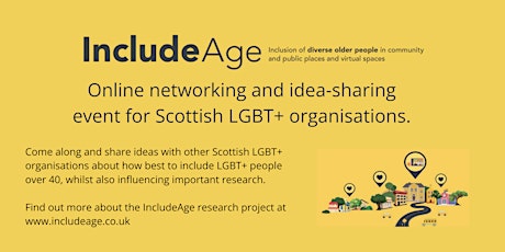 IncludeAge for Pride: Networking and ideas event for LGBTQ+ organisations