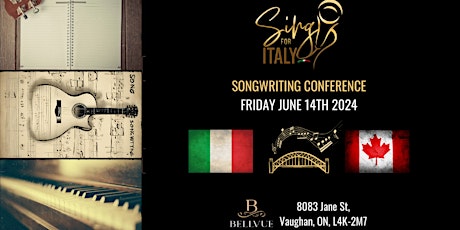 Sing For Italy Songwriting Conference 2024