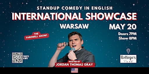 Imagem principal do evento Warsaw • Standup Comedy in ENGLISH • International Showcase
