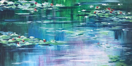 Primaire afbeelding van Sip n Paint  Fri Night 6pm @Auck City Hotel- Monet Water Lilies!