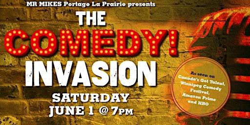 Imagem principal do evento The Comedy Invasion - Portage La Prairie