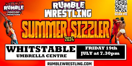 Imagem principal do evento Rumble Wrestling Summer Sizzler comes to Whitstable