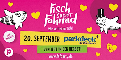 Imagem principal do evento Fisch sucht Fahrrad Potsdam | Single Party | 20.09.24
