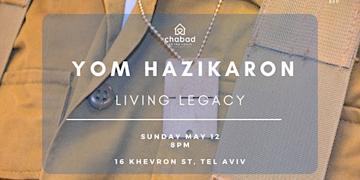 Imagem principal do evento Yom Hazikaron, Living Legacy