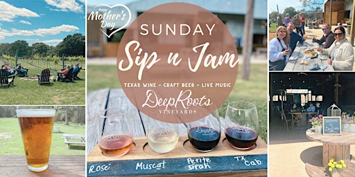 Imagem principal do evento ~Mother's Day~ Wine tastings, craft beer,  & LIVE MUSIC by Paul Byron