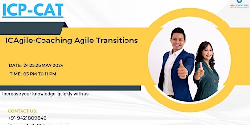 Imagem principal de ICAgile-Coaching Agile Transitions Training