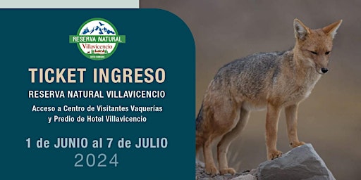 Primaire afbeelding van Ticket Reserva Natural Villavicencio  Junio 2024