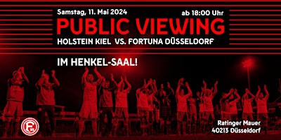 Imagem principal de Public Viewing für das Spiel unserer Fortuna bei Holstein Kiel!