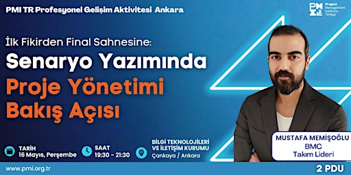 Imagem principal do evento PMI TR Ankara Mayıs Ayı Profesyonel Gelişim Aktivitesi
