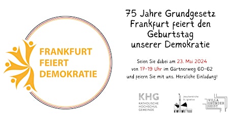 Frankfurt feiert Demokratie - feiern Sie im Westend mit uns !