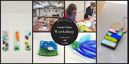 Imagem principal do evento Fused glass / Kiln formed glass , Workshop 1st June 2024