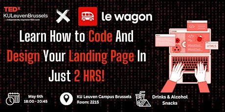 TEDx | Le Wagon Workshop Experience: Code your First Landing Page