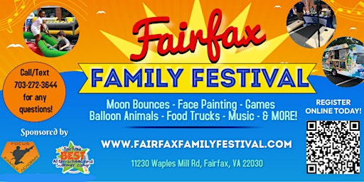 Image principale de 7th Annual Fairfax Family Festival