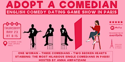 Primaire afbeelding van English Comedy in Paris - The Dating Game Show