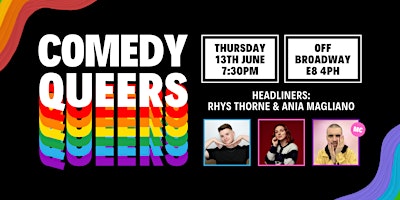 Imagem principal do evento Comedy Queers | Hackney  - Thursday 13th June