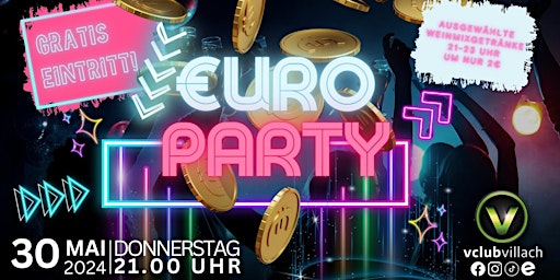 Imagem principal do evento €URO // Party