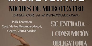 DOMINGO DE MICROTEATROS E IMPROVISACIONES, 5 EU + PEDIR CONSUMICIÓN primary image