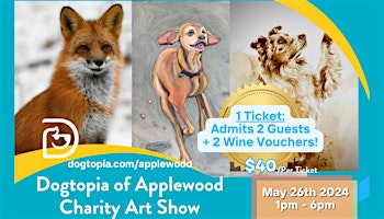 Imagem principal do evento Dogtopia Applewood Charity Art Show
