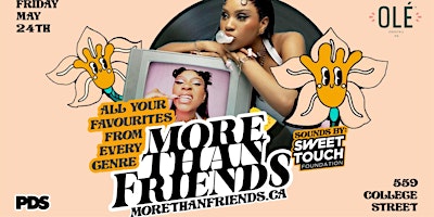 Immagine principale di More Than Friends || Hip Hop, Pop, R&B, House, AfroBeats, Soca & Dancehall 