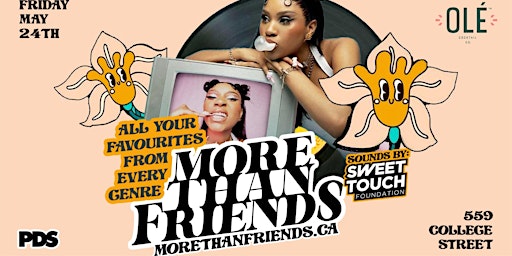 More Than Friends || Hip Hop, Pop, R&B, House, AfroBeats, Soca & Dancehall primary image