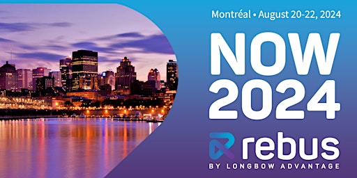 Imagem principal do evento NOW 2024 | Rebus User Conference