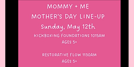 Mommy and Me Mother's Day Fitness Classes at Fit Theorem Livonia