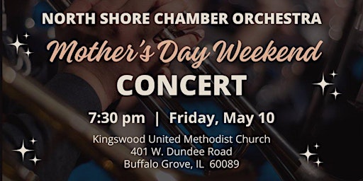 Imagen principal de North Shore Chamber Orchestra featuring Susan Merdinger and Nazar Dzhuryn