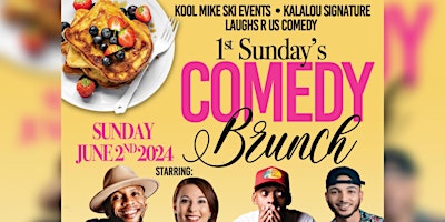 1ST SUNDAY'S COMEDY BRUNCH primary image