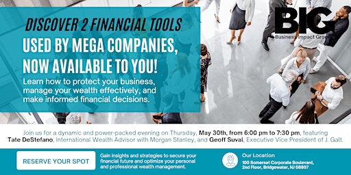 Imagem principal do evento Discover 2 Financial Tools Used by Mega Companies, Now Available to You