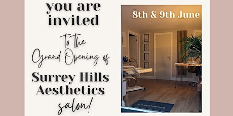 Surrey Hills Aesthetics - Official Salon Opening