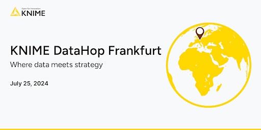 KNIME DataHop: Frankfurt  primärbild