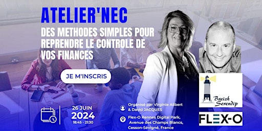 Hauptbild für Atelier  NEC  "Méthodes simples pour reprendre le contrôle de vos finances"