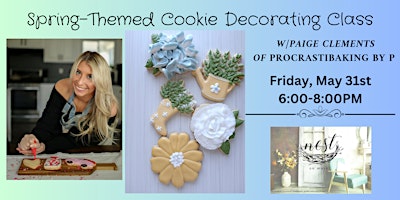 Spring-Themed Cookie Decorating Class w/ Paige