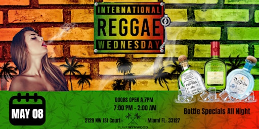 Imagen principal de Playa Wynwood Presents: International Reggae Wednesdays