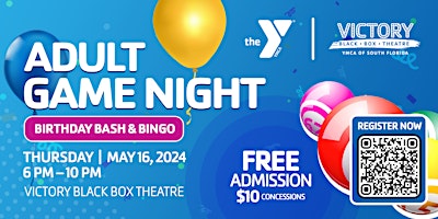 Adult Game Night: Birthday Bash & Bingo primary image