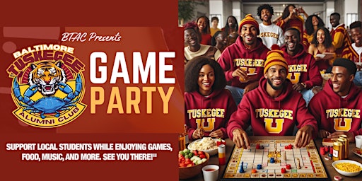 Baltimore Tuskegee Alumni Club Scholarship Game Party & Student Send-Off  primärbild