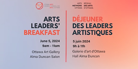 OAC/ANO Arts Leaders' Breakfast | Déjeuner des leaders artistiques CAO/RAO