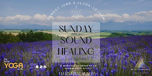 Hauptbild für Sunday Sound Healing - A Monthly Soundbath to Renew Your Spirit