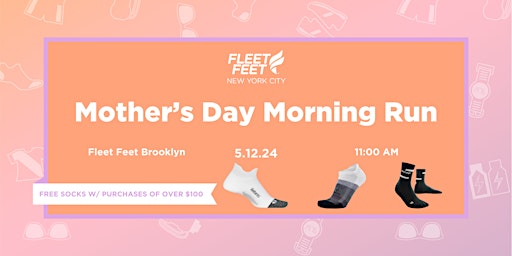 Imagem principal do evento Mother's Day Morning Run with Fleet Feet NYC